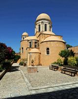 Le monastère d'Agia Triada en Crète. L'abside de l'église. Cliquer pour agrandir l'image dans Adobe Stock (nouvel onglet).