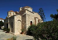 Le village de Thrapsano en Crète. Église du monastère d'Agarathos. Cliquer pour agrandir l'image dans Adobe Stock (nouvel onglet).