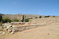 Le village de Zakros en Crète. La salle des banquets du palais de Zakros. Cliquer pour agrandir l'image dans Adobe Stock (nouvel onglet).