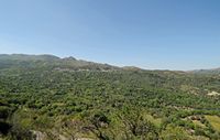 La ville d’Agia Fotini en Crète. La vallée d'Amari, les villages d'Agia Fotini, d'Apostoli et de Thronos vus depuis Amari. Cliquer pour agrandir l'image dans Adobe Stock (nouvel onglet).