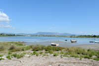 La presqu’île de Kanóni à Corfou. La lagune de Chalikiopoulos. Cliquer pour agrandir l'image dans Adobe Stock (nouvel onglet).