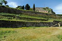La vieille forteresse de la ville de Corfou. La tour de la terre. Cliquer pour agrandir l'image dans Adobe Stock (nouvel onglet).