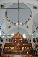 L'est de la ville d’Héraklion en Crète. Lustre de l'église Saint-Tite. Cliquer pour agrandir l'image dans Adobe Stock (nouvel onglet).