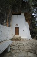 Le canton de Réthymnon en Crète. La chapelle d'Agios Ioannis dans les gorges de Myli. Cliquer pour agrandir l'image dans Adobe Stock (nouvel onglet).