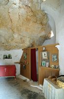 Le canton de Réthymnon en Crète. La chapelle d'Agios Ioannis dans les gorges de Myli. Cliquer pour agrandir l'image dans Adobe Stock (nouvel onglet).