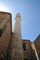 La vieille ville de Réthymnon en Crète. Le minaret de la mosquée Neratze. Cliquer pour agrandir l'image dans Adobe Stock (nouvel onglet).