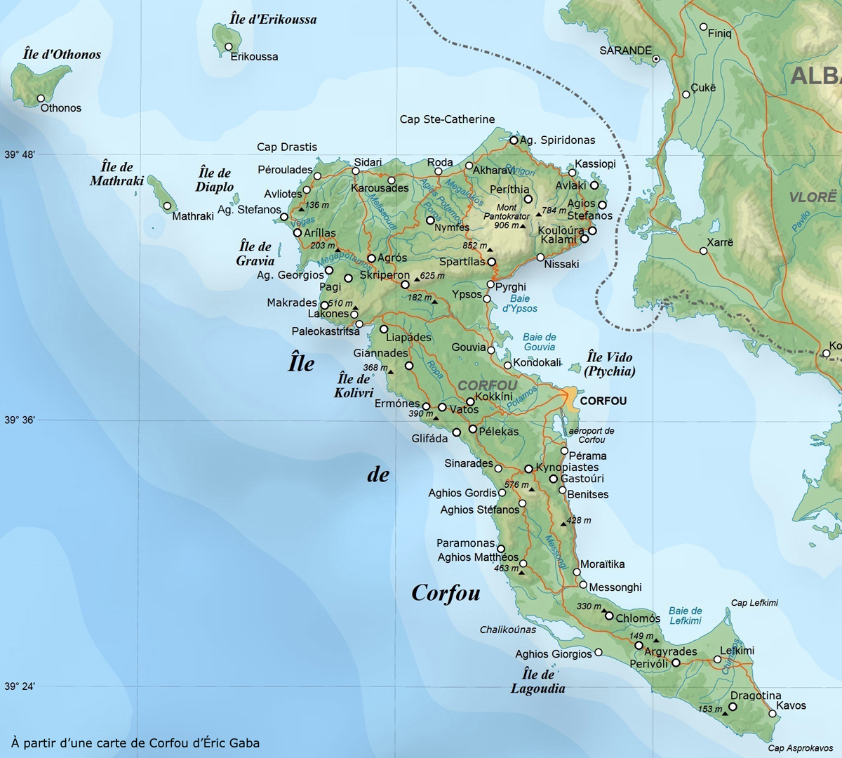 Cliquer sur les zones actives pour atteindre les lieux