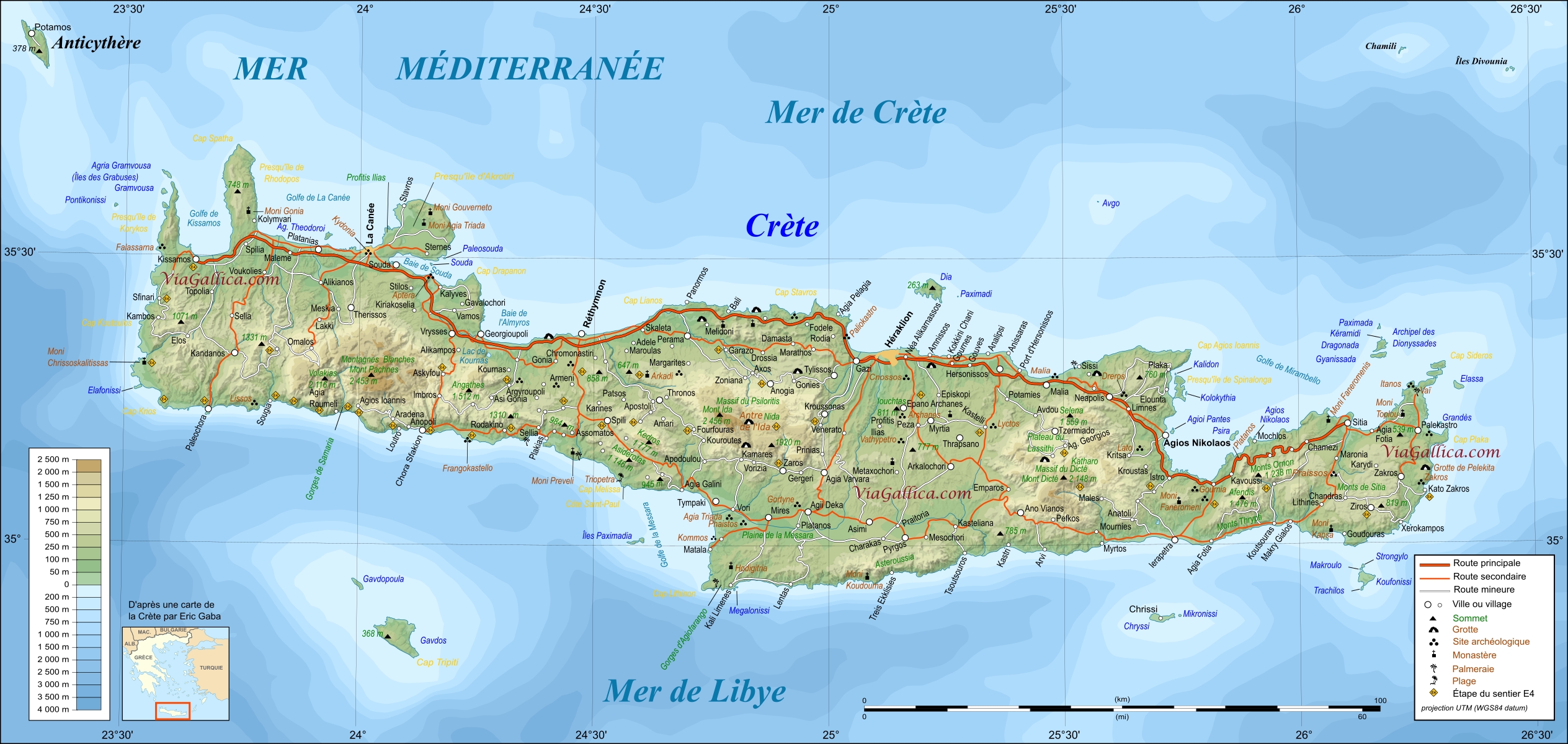 Cliquer sur les zones actives pour atteindre les lieux