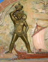 Le Colosse de Rhodes. Cliquer pour agrandir l'image.