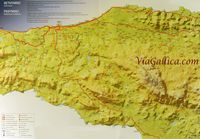 La province de Réthymnon en Crète. Routes cyclables de la province de Réthymnon. Cliquer pour agrandir l'image.