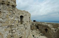 Le fort Saint-Nicolas à Rhodes. Cliquer pour agrandir l'image.