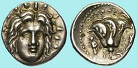 Drachme rhodienne. Cliquer pour agrandir l'image.