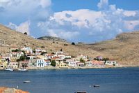 L’île de Chalki dans le Dodécanèse. Cliquer pour agrandir l'image.