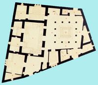 Le quartier du Lac de Délos en Grèce. Plan de la Maison du Lac. Cliquer pour agrandir l'image.