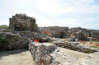 Le Quartier du Théâtre de Délos en Grèce. Maisons. Cliquer pour agrandir l'image.