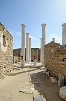 Le Quartier du Théâtre de Délos en Grèce. Maison au Dionysos. Cliquer pour agrandir l'image.