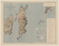 L'île de Délos. Carte de 1907. Cliquer pour agrandir l'image.