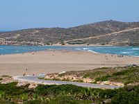 L'île de Prassonissi à Rhodes. Cliquer pour agrandir l'image.