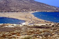 L'île de Prassonissi à Rhodes. Cliquer pour agrandir l'image.
