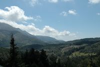 Panorama depuis le monastère Saint-Nicolas à Rhodes. Cliquer pour agrandir l'image.