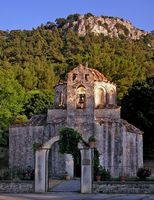 Le monastère Saint-Nicolas-Fountoukli à Rhodes. Cliquer pour agrandir l'image.