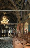 Église du nouveau monastère de Tsambikas à Rhodes. Cliquer pour agrandir l'image.