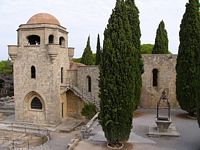 Le monastère de Filérimos à Rhodes. Cliquer pour agrandir l'image.
