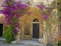 Le monastère de Filérimos à Rhodes. Cliquer pour agrandir l'image.