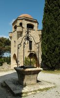 Clocher du monastère de Filérimos à Rhodes. Cliquer pour agrandir l'image.