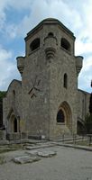 Clocher du monastère de Filérimos à Rhodes. Cliquer pour agrandir l'image.