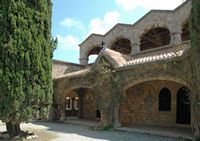 Monastère de Filérimos à Rhodes. Cliquer pour agrandir l'image.