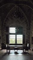Salle du palais des Grands Maîtres à Rhodes. Cliquer pour agrandir l'image.