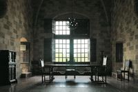 Salle du palais des Grands Maîtres à Rhodes. Cliquer pour agrandir l'image.