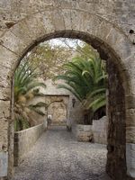 Porte d'Amboise des fortifications de Rhodes. Cliquer pour agrandir l'image.
