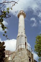 Minaret de la mosquée de Mustafa à Rhodes. Cliquer pour agrandir l'image.