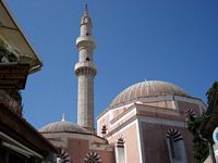 Mosquée de Soliman à Rhodes. Cliquer pour agrandir l'image.