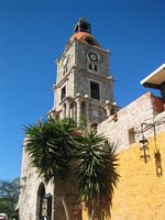 La tour de l'horloge de Rhodes. Cliquer pour agrandir l'image.