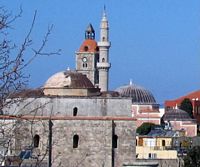 Vue du quartier turc de Rhodes. Cliquer pour agrandir l'image.