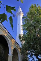 Mosquée de Moustafa à Rhodes. Cliquer pour agrandir l'image.