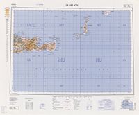 Géographie de l’île de Crète. Carte de la Crète orientale (auteur US Army, 1959). Cliquer pour agrandir l'image.