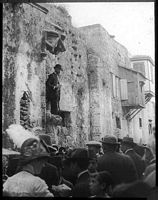 The chapel of France, Street of the Knights in Rhodes, photographed by Lucien Roy around 1911. Click to enlarge the image.