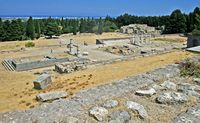 Le sanctuaire de l'Asclépiéion à Kos (auteur Karelj). Cliquer pour agrandir l'image.