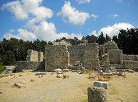 Les ruines des thermes romains de l'Asclépiéion de Kos (auteur Elisa Triolo). Cliquer pour agrandir l'image.
