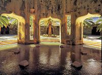 Les thermes de Kalithéa à Rhodes. Cliquer pour agrandir l'image.