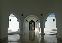 Grande rotonde des thermes de Kalithéa à Rhodes. Cliquer pour agrandir l'image.