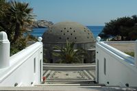 Petite rotonde des thermes de Kalithéa à Rhodes. Cliquer pour agrandir l'image.