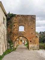 Le village d’Adélé en Crète. La villa Clodio à Pikris (auteur C. Messier). Cliquer pour agrandir l'image.