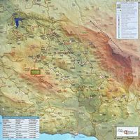 Le village d’Agia Galini en Crète. Carte de la vallée d'Amari et du Kédros. Cliquer pour agrandir l'image.
