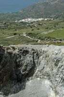 Le village d’Agios Pavlos en Crète. Carrière près d'Ardaktos. Cliquer pour agrandir l'image.