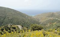 Le village d’Agios Pavlos en Crète. La vallée des Hirondelles à Drimiskos. Cliquer pour agrandir l'image.